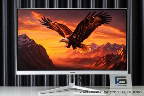 Yunsi Y320GM 32 Inch Phẳng (120Hz, 1ms, 2K QHD, IPS) - Màu trắng