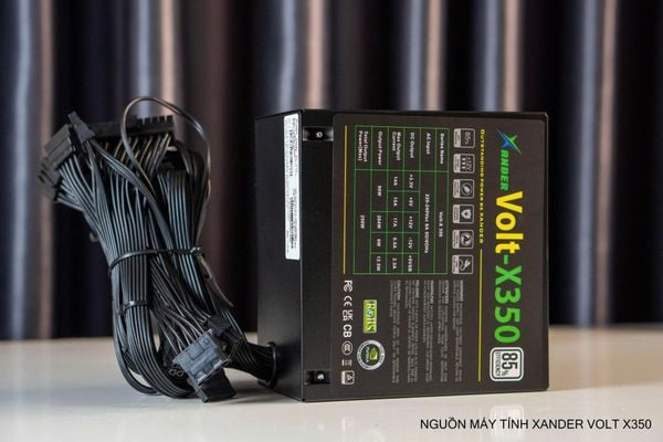 Nguồn máy tính XANDER VOLT X350 350W - Màu đen