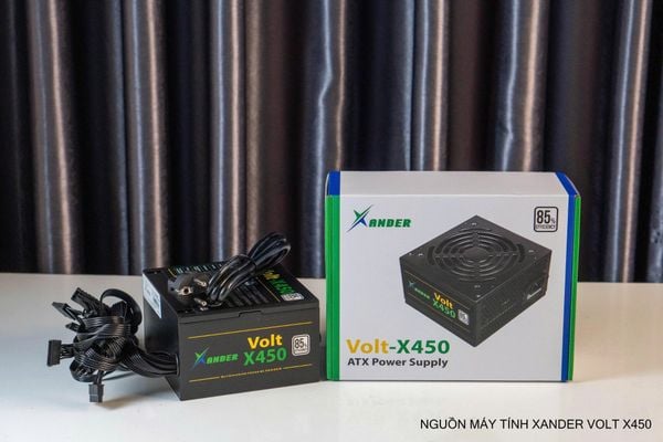 Nguồn máy tính XANDER VOLT X450 450W - Màu đen