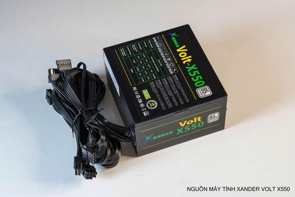 Nguồn máy tính XANDER VOLT X550 550W - Màu đen