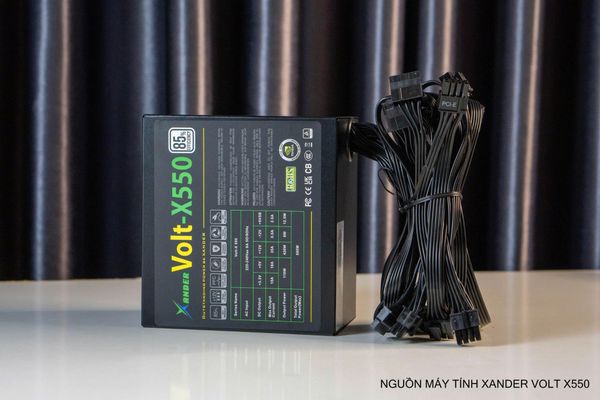 Nguồn máy tính XANDER VOLT X550 550W - Màu đen