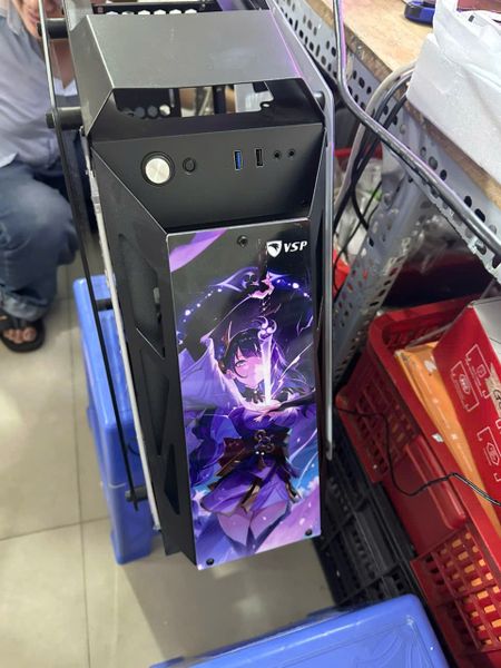 Thùng máy vỏ case máy tính VSP GAMING ES1 - Đen G.ART (2ND không box)