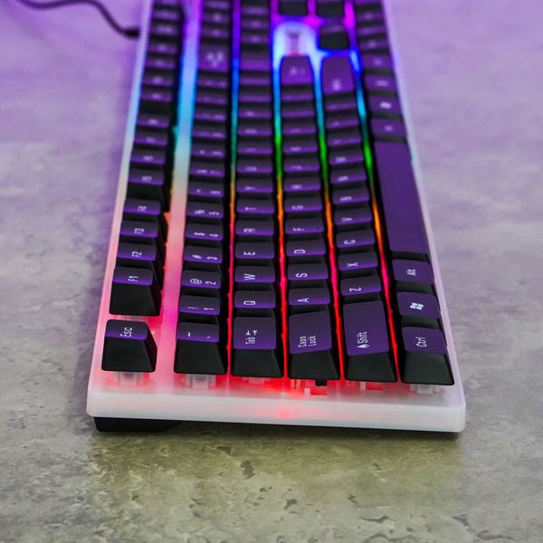 Combo phím chuột Gaming Magic KM-01L LED RGB - Màu đen
