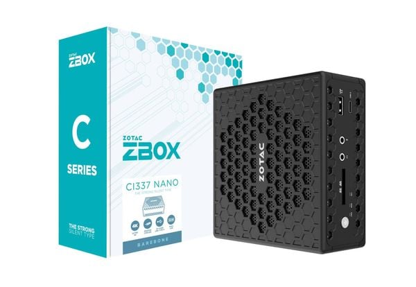 PC Mini Zotac Nano ZBOX-CI337 (N100/WIFI+BT/8GB DDR5 5600/SSD 256GB)