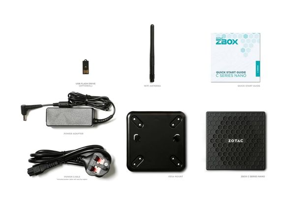 PC Mini Zotac Nano ZBOX-CI337 (N100/WIFI+BT/8GB DDR5 5600/SSD 256GB)