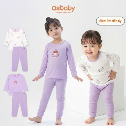 Bộ Dài Tay Asbaby Teddy Dream  AST416