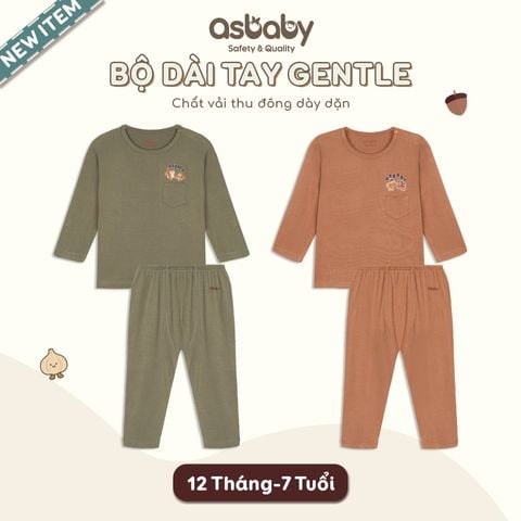 Bộ Dài Thu Đông Asbaby Gentle AST417