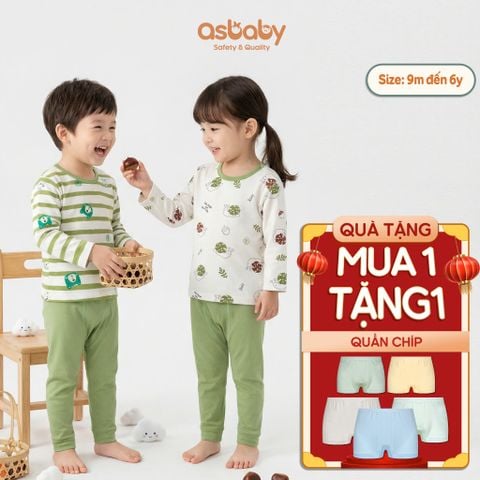 Bộ Dài Tay Asbaby Sunby AST414
