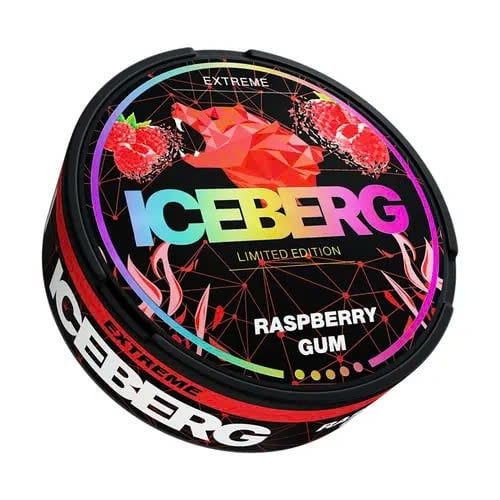  ICEBERG Raspberry Gum ( Kẹo Gum Mâm Xôi ) Slim Max Strong 35mg 