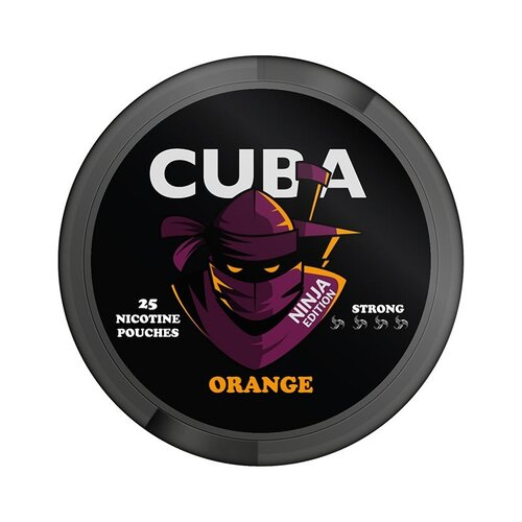  CUBA Ninja Orange ( Cam ) Slim Strong 15mg ( Hộp 25 Túi/Pouches ) 