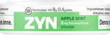  ZYN Apple Mint ( Táo Bạc Hà Lạnh ) Mini Dry 3mg 