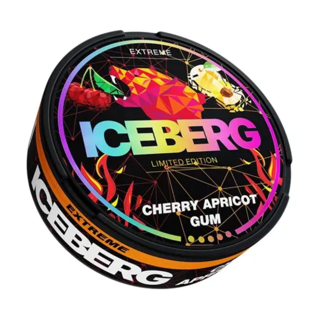  ICEBERG Cherry Apricot Gum ( Kẹo Gum Mơ Cherry ) Slim Max Strong 35mg 