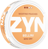  ZYN Bellini ( Đào Nho Xanh Trà Trái Cây ) Mini Dry 3mg 