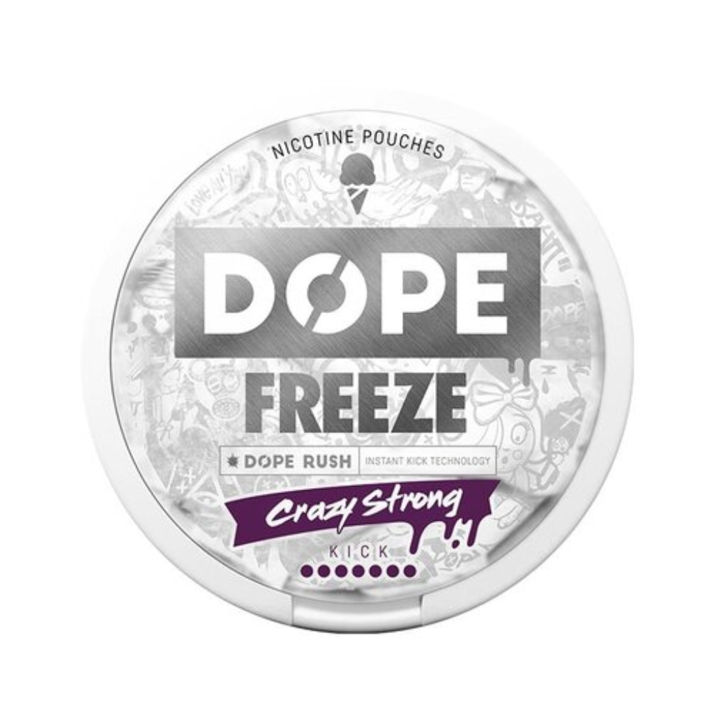  DOPE Freeze Crazy ( Bạc Hà Lạnh ) Slim Extra Strong 21mg 
