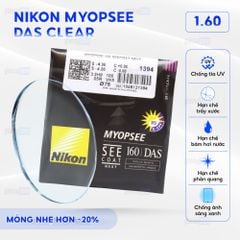 Tròng kính Nikon Myopsee DAS Clear