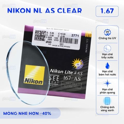 Tròng kính Nikon NL AS Clear