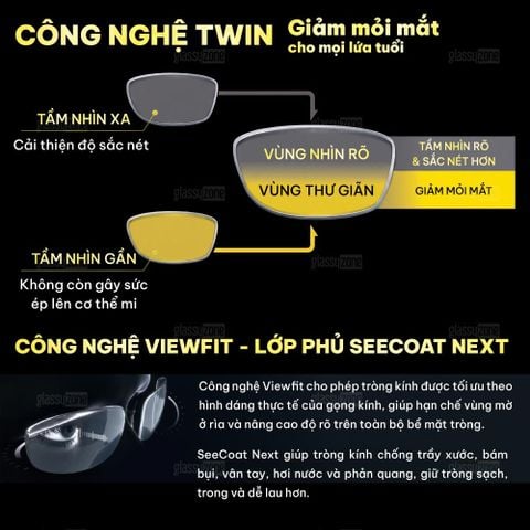 Tròng kính đánh Nikon Rx Relaxsee Neo Transitions Xtractive Polarized