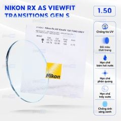 Tròng kính đánh Nikon Rx AS Viewfit Transitions Gen S
