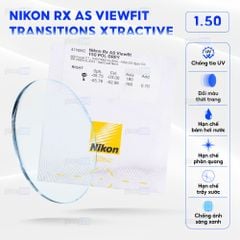Tròng kính đánh Nikon Rx AS Viewfit Transitions Xtractive