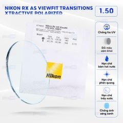 Tròng kính đánh Nikon Rx AS Viewfit Transitions Xtractive Polarized