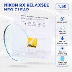 Tròng kính đánh Nikon Rx Relaxsee Neo Clear