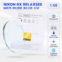 Tròng kính đánh Nikon Rx Relaxsee Neo Pure Blue UV