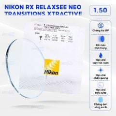 Tròng kính đánh Nikon Rx Relaxsee Neo Transitions Xtractive