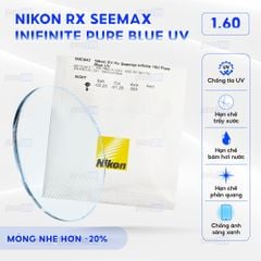Tròng kính đánh Nikon Rx SeeMax Inifinite Pure Blue UV