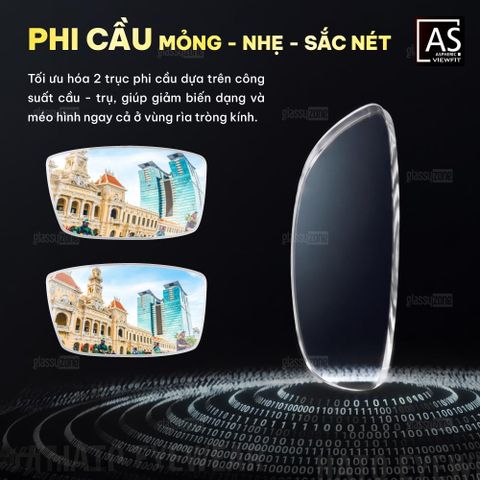 Tròng kính đánh Nikon Rx AS Viewfit Clear