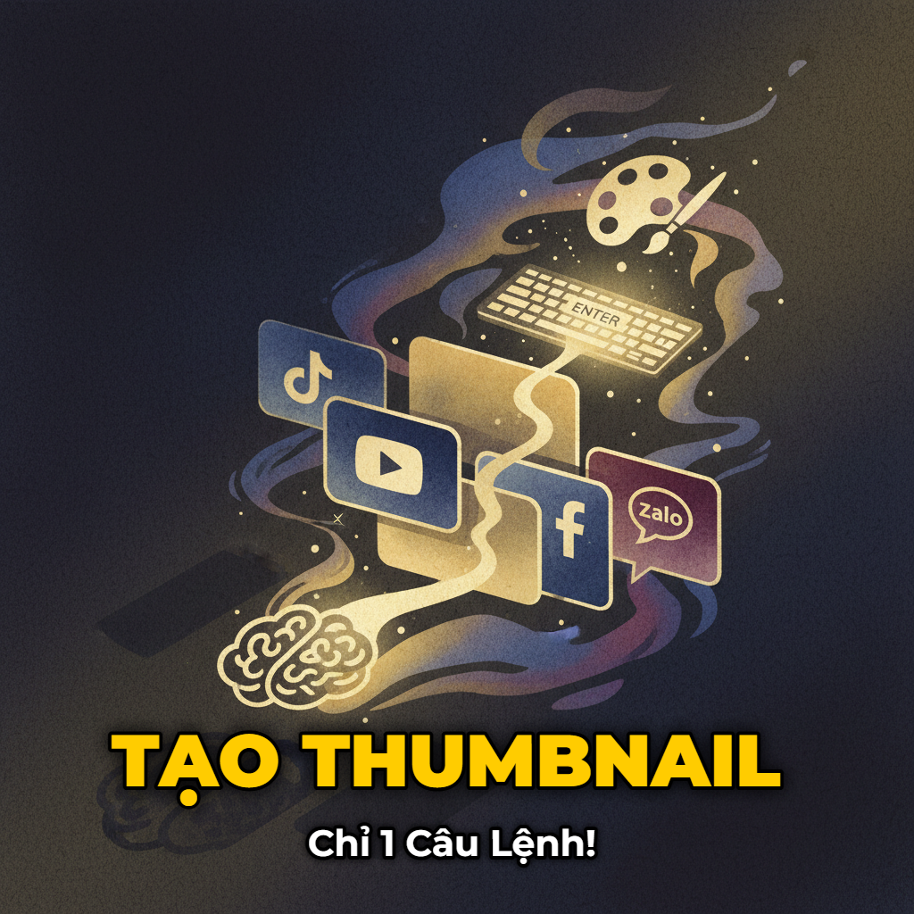  TẠO THUMBNAIL TỰ ĐỘNG- Biến ý tưởng của bạn thành Thumbnail YouTube – TikTok – Facebook – Zalo chỉ trong vài giây. 