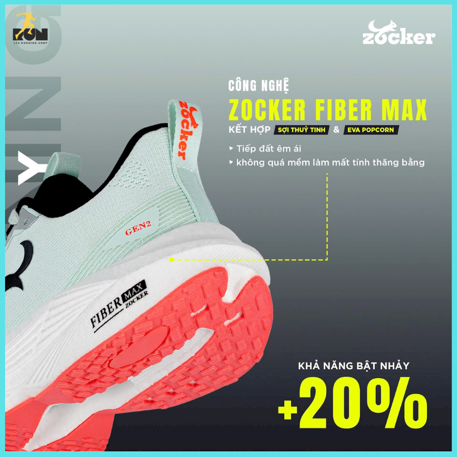  Giày chạy bộ Zocker Ultra Light Gen 2 