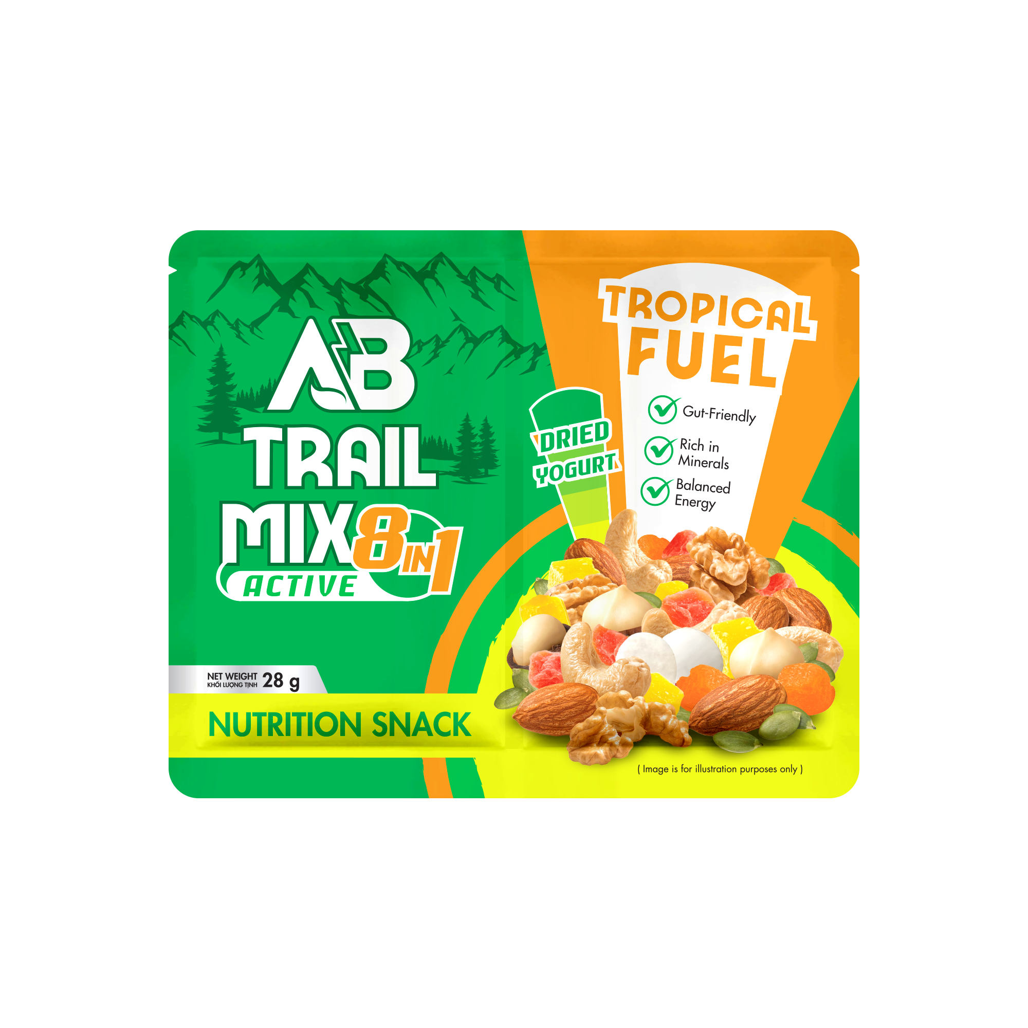  Túi hạt dinh dưỡng AB Trail Mix - 28g 