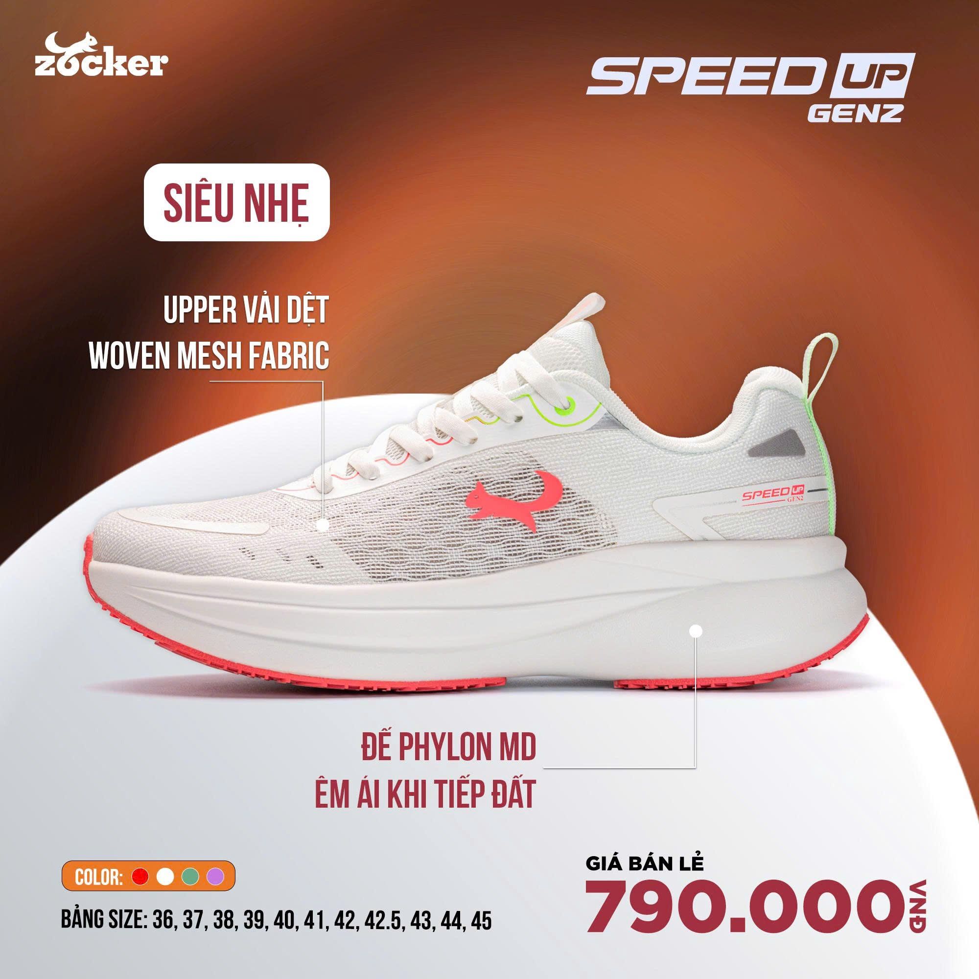  Giày Zocker Speed Up Gen2 