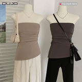  Áo Tube Top Dáng Ôm – Tối Giản, Gợi Cảm, Dễ Phối 