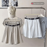  Quần Short Linen Kèm Thắt Lưng – Mát Lạnh, Dễ Phối, Thanh Lịch 
