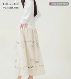  Chân Váy Dài A-Line Họa Tiết Graffiti – Phóng Khoáng & Đậm Chất Nghệ 