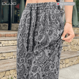  Quần Suông Dài Lưng Chun Họa Tiết Boho – Dễ Mặc, Cực Thoải Mái 