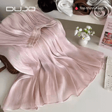  Chân Váy Xếp Ly Dài Màu Pastel – Bay Bổng, Nữ Tính, Dễ Phối 