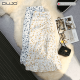  Chân Váy Dài Hoa Nhí Xếp Nhún – Dịu Dàng, Nữ Tính, Tôn Dáng 