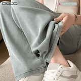  Quần Bò Ống Suông Lưng Chun – Tôn Dáng, Thoải Mái, Dễ Phối 