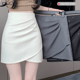  Chân Váy Ngắn Xẻ Chéo Đính Kim Tuyến – Tôn Dáng, Sang Xịn, Dễ Phối 