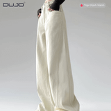  Quần Suông Dài Lưng Cao Cạp Nút – Thanh Lịch, Dễ Phối, Cực Tôn Dáng 