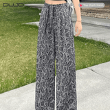  Quần Suông Dài Lưng Chun Họa Tiết Boho – Dễ Mặc, Cực Thoải Mái 