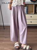  Quần Harem Nữ Ice Silk 9 Tấc – Dáng Rộng, Cạp Cao, Siêu Thoáng Mát 