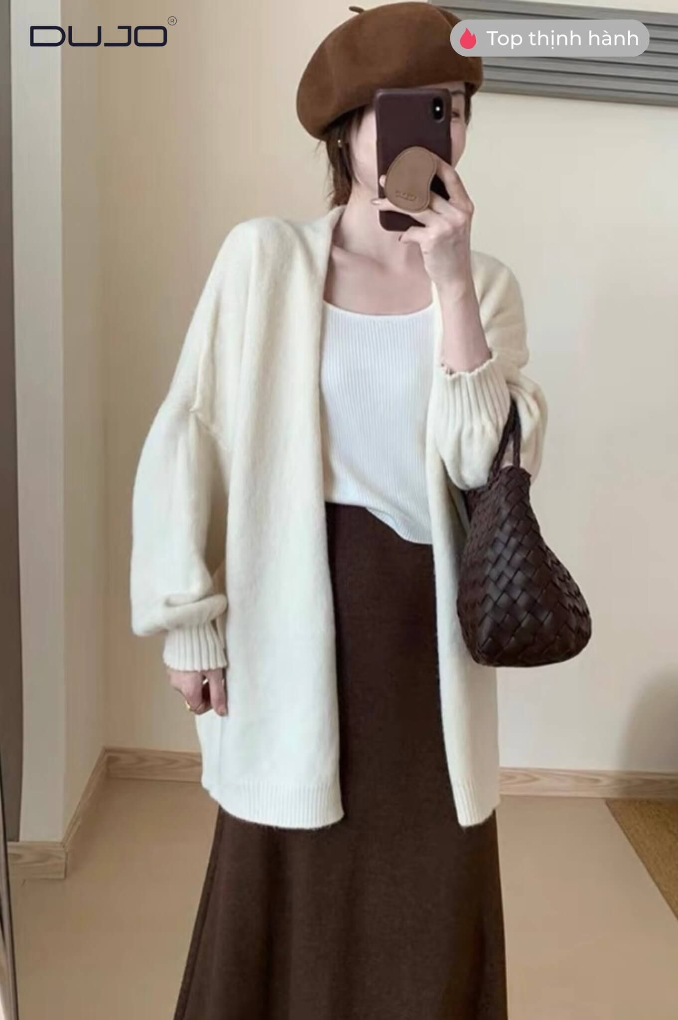  Áo Khoác Len Form Rộng 