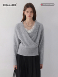 Áo Len Cổ V Dáng Suông – Mềm Mại, Tôn Dáng, Mặc Là Mê 