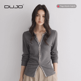  Áo Len V-Cổ Kết Nơ + Họa Tiết Caro – Thanh Lịch & Nữ Tính 