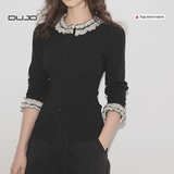  Áo Sơ Mi Nữ Ren Cổ Tròn – Nữ Tính & Thanh Lịch 