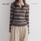  Áo Polo Kẻ Sọc Vintage – Dáng Ôm Tôn Eo, Thanh Lịch Chuẩn 2025 