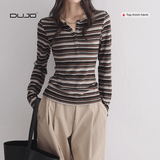  Áo Polo Kẻ Sọc Vintage – Dáng Ôm Tôn Eo, Thanh Lịch Chuẩn 2025 